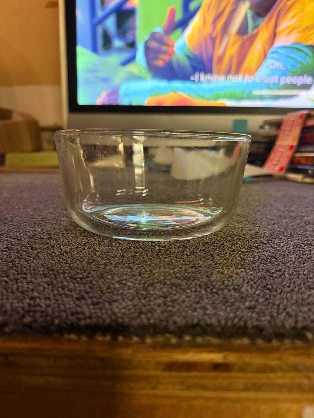 Pyrex 7201 4 Cup 1 Qt Glass Round Storage Bowl Clear